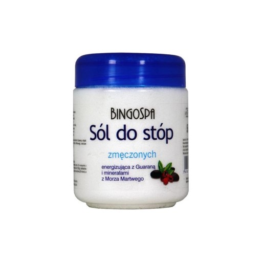 .BINGOSPA Energizująca sól do pielęgnacji stóp zmęczonych 550g .
