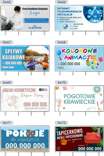 BANER REKLAMOWY 100x50cm z gotowego projektu SPRZEDAŻ MIODU plandeka