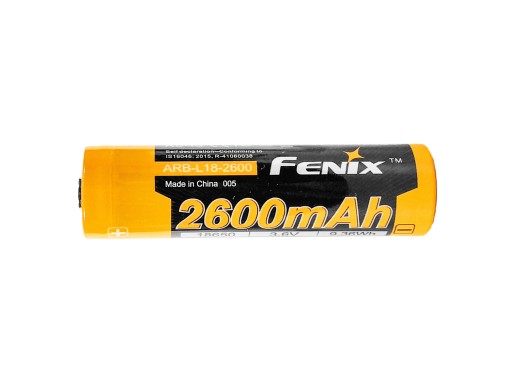 Fenix ​​ARB-L18 18650 2600 мАч 3,6 В аккумулятор