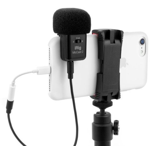 IK Multimedia iRig Mic Cast 2 — конденсаторный микрофон iOS/Android
