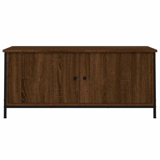vidaXL Szafka TV, brązowy dąb, 102x35x45 cm, materiał drewnopochodny