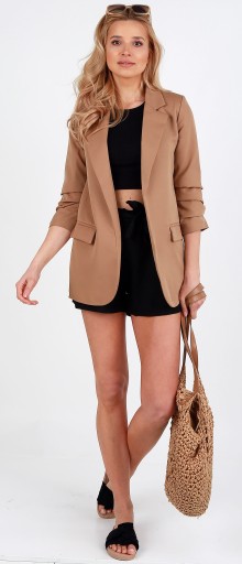 Куртка LONGER LOOSE Модная куртка Karmel S/36