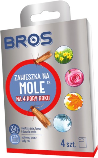 Bros - мотыльки 4 сезона: эффективная защита одежды 4 штук
