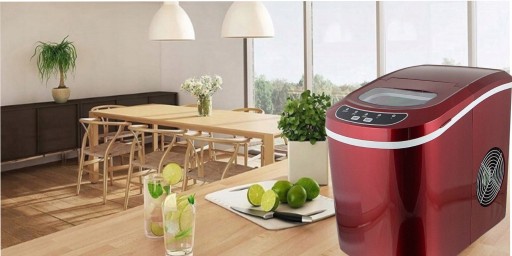 Льдогенератор БОЛЬШОЙ ПРОЧНЫЙ ПОРТАТИВНЫЙ RED EXPRESS ICE 15 кг/24 часа
