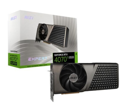 Видеокарта MSI GeForce RTX 4070 Ti Super EXPERT 16 ГБ GDDR6X 256 бит