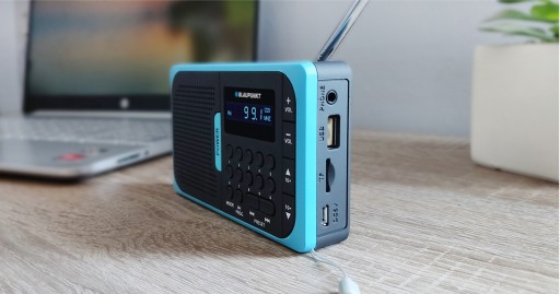 ПОРТАТИВНАЯ РАДИО BLAUPUNKT PR5BL, АККУМУЛЯТОР USB SD