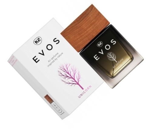 K2 EVOS UNICORN PERFUMY 50ML DO SAMOCHODU AUTA
