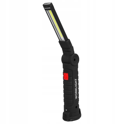 Аккумуляторный светодиодный фонарик для мастерской с магнитом COB, рабочий USB 5в1