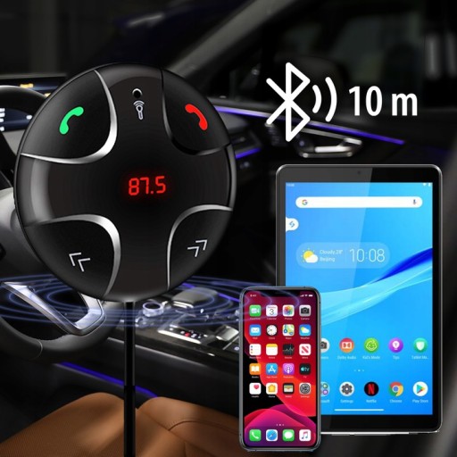 FM-передатчик Forever BLUETOOTH SD, 2 зарядных устройства USB