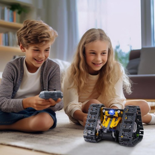 Programowalna aplikacja do dużego robota budowlanego i pilot 4IN1 2,4 GHz
