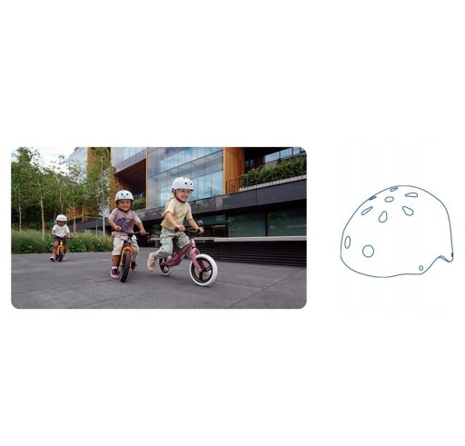 KASK rowerowy dziecięcy LIONELO HELMET dla dzieci