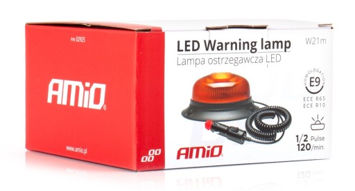 Контрольная лампа KOGUT 18LED магнит низкий 12/24В