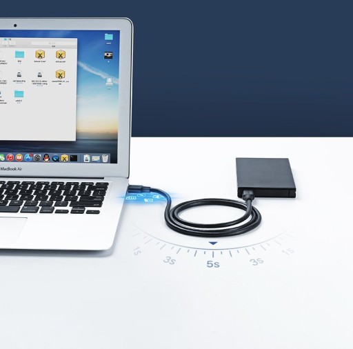 Кабель USB 2.0 M-M UGREEN US102, 1,5 м (черный)