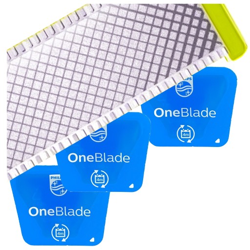 ОРИГИНАЛЬНЫЕ ЗАМЕННЫЕ ЛЕЗВИЯ PHILIPS ONE BLADE ДЛЯ МАШИНЫ, 3 ШТ.