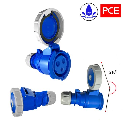 Adapter gumowy do kampera odporny H07RN-F 3x2,5 CAMPING 15m CEE