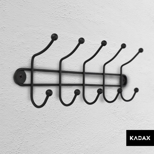 НАСТЕННАЯ ВЕШАЛКА ДЛЯ ОДЕЖДЫ НА СТЕНЕ С 5 КРЮЧКАМИ