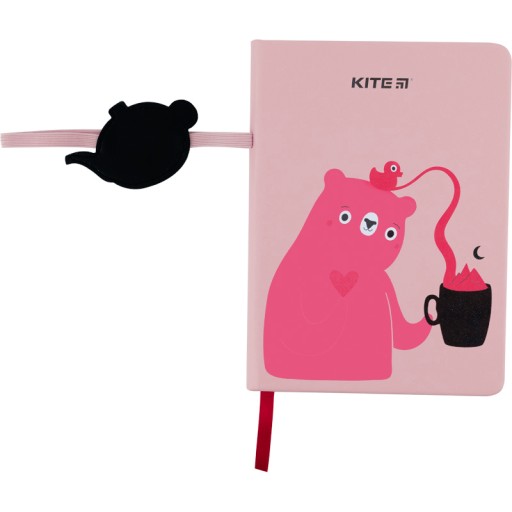 НОУТБУК ДНЕВНИК B6 PINK BEAR KITE