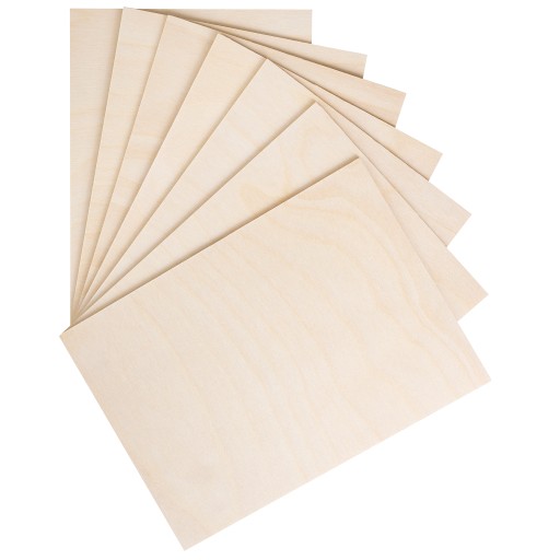 Płyta sklejka do cięcia laserem grawerowania dekoracji 3mm A4 x 25 sztuk