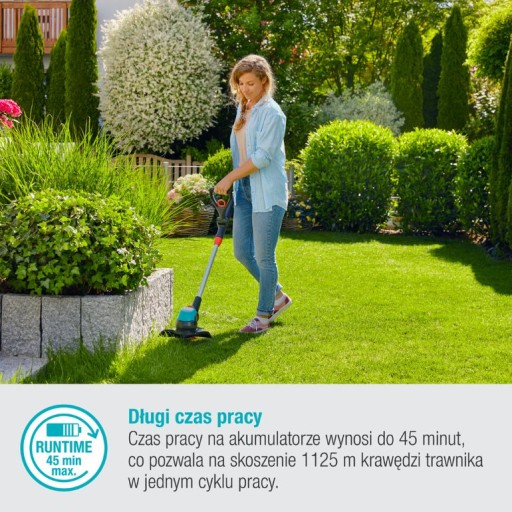 GARDENA Аккумуляторный триммер EasyCut 23/18В P4A с аккумулятором