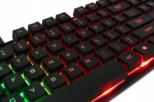 ИГРОВАЯ КЛАВИАТУРА СО СВЕТОДИОДНОЙ ПОДСВЕТКОЙ ДЛЯ ИГР