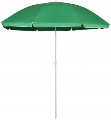 DUŻY PLAŻOWY PARASOL OGRODOWY 180 cm + PODSTAWA