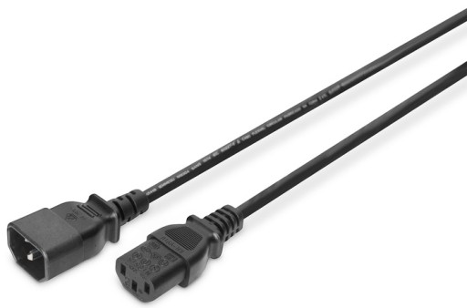 DIGITUS Kabel zasilający przedłużacz C14 C13 1.8m