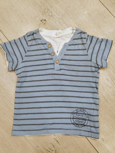 Футболка Henley от H&M, размер 74,6–9 мес.