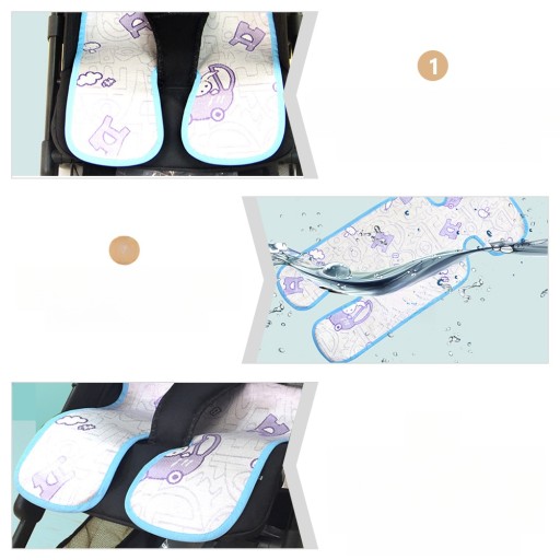 ОХЛАЖДАЮЩАЯ ПОДСТАВКА ICE SILK MAT ДЛЯ АВТОКРЕСЛА, КОЛЯСКИ
