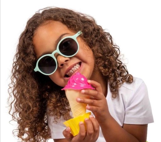 Солнцезащитные очки Dooky Bali, бежевые, 3-7 лет.