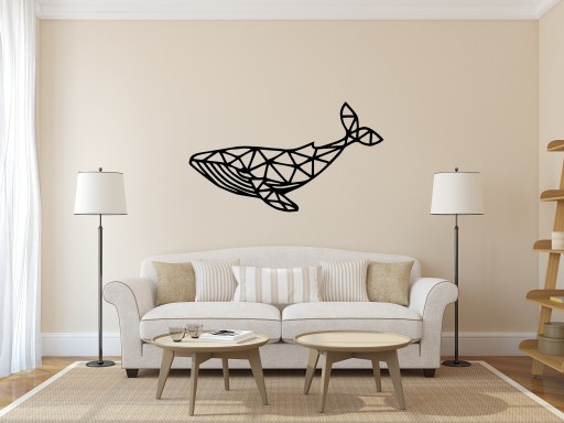 Украшение стены A082 Blue Whale 60x34 см.