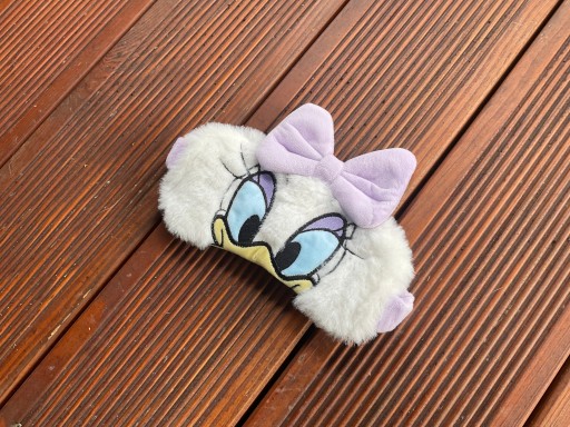 OPASKA NA OCZY MASKA DO SPANIA SNU RELAKSU KACZKA DAISY DISNEY PLUSZOWA