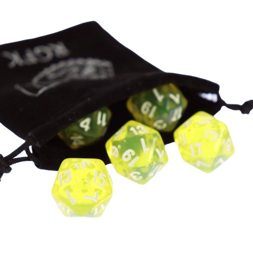 KOSTKA RPG FUTURYSTYCZNE SPOJRZENIE KOŚĆ DWUDZIESTOŚCIENNA K20