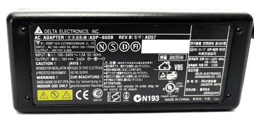 Ładowarka do Toshiba, 19V, 3.42A, 65W, 5.5*2.5