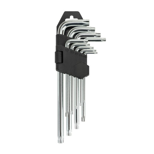 КЛЮЧИ TORX 9 шт., стальной шестигранный ключ T10 – T50 Набор шестигранных ключей Torx