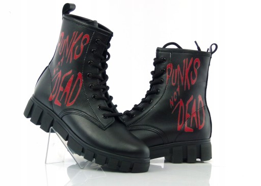 38 БОТИНКИ 303MAT PUNK RED креперы