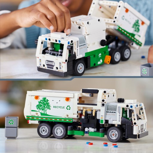 LEGO Technic 42167 Электрический мусоровоз Mack LR с зарядным устройством