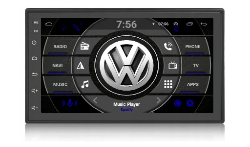 РАДИО 2DIN ANDROID USB BT GPS WIFI SPOTIFY VW