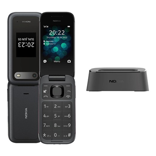 Телефон NOKIA 2660 4G с двумя SIM-картами, черный