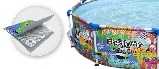 САДОВЫЙ КАРКАСНЫЙ БАССЕЙН 274x66 BESTWAY НАБОР 4в1