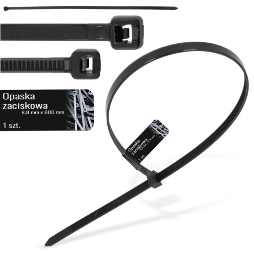 20x Кабельные стяжки Zipper Ties 8.8 x 600 мм сильные UV Tritic GR