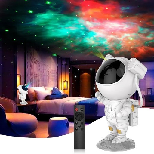 Светодиодный проектор STARS, проектор космонавта для детей, USB-ночник + пульт дистанционного управления