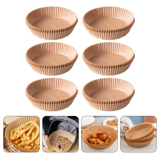 Patelnie do frytkownic Airfryer Wkładki papierowe 100 szt