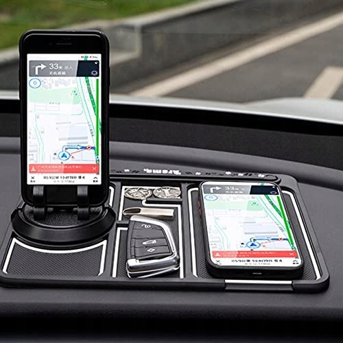 Противоскользящий автомобильный коврик для телефона 4в1