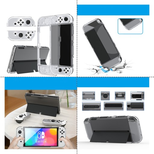 10w1 Futerał Uchwyt Podstawka Nintendo Switch OLED