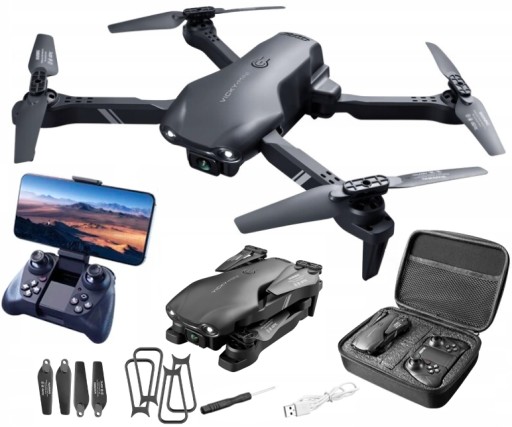 Дрон V13 VICKY ЧЕРНЫЙ С FPV WIFI HD КАМЕРОЙ ИГРУШКА ДЛЯ ДЕТЕЙ RC ZAWIS 300M