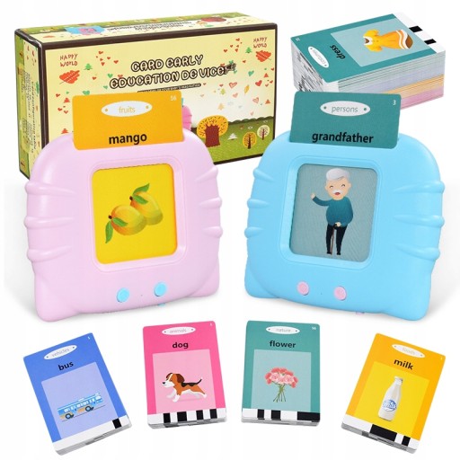 ИГРУШКА ДЛЯ РАННЕГО ИЗУЧЕНИЯ АНГЛИЙСКОГО ЯЗЫКА 224 КАРТОЧКИ