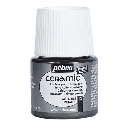 Краска Pebeo CERAMIC для керамики 45мл 13 металлик
