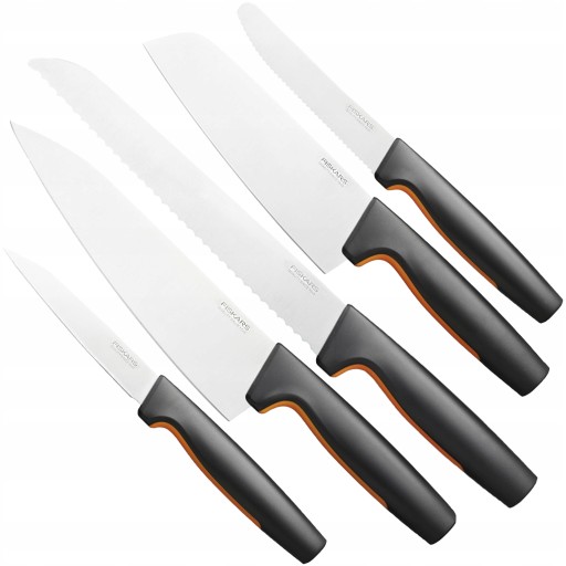 FISKARS FF Set Набор из 5 ножей в черном блоке