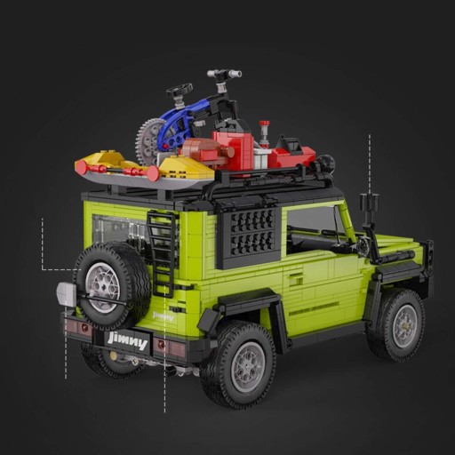 Блоки CaDA Внедорожник Suzuki Jimny C62001W ЛИЦЕНЗИРОВАННЫЙ