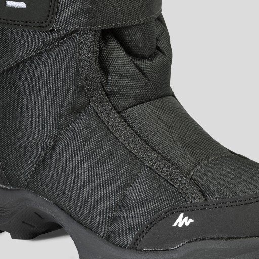 BUTY ZIMOWE CIEPŁE ŚNIEGOWCE DLA DZIECI CZARNE r29
